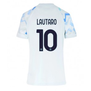 Inter Milan Lautaro Martinez #10 Dámské Venkovní Dres 2025-26 Krátký Rukáv
